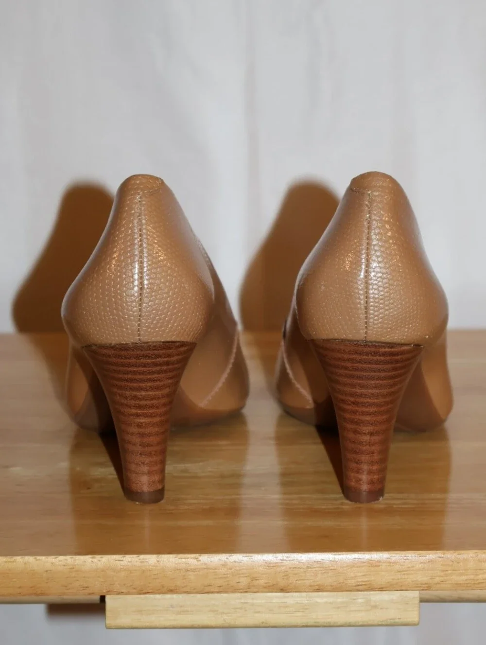 Nurture Marjorrie Tan Snakeskin-Embossed Leather Pumps. 7.5M